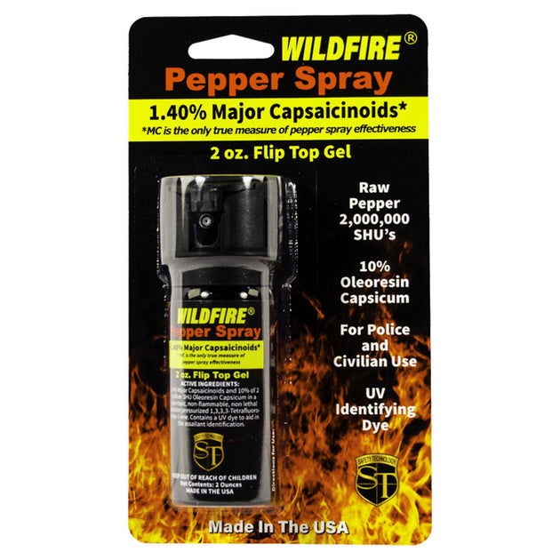 Pepper Spray Gels & Forms for Self Defense Mace & Wildfire Brands