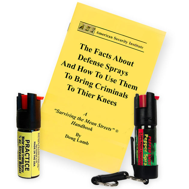 1/2 oz Keychain Pepper Spray Training Kit Pepper Spray Store