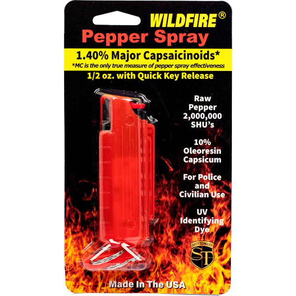 18% (1.4% MC) Wildfire Pepper Spray Keychain