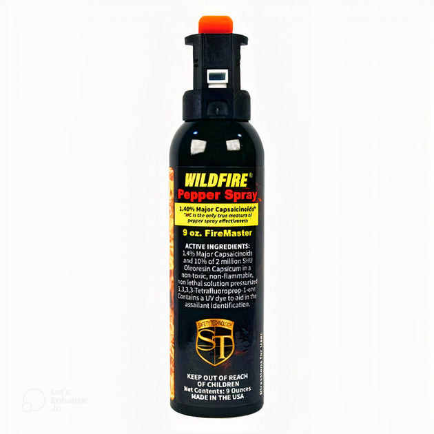 Personal Security Wildfire Pepper Spray Large 9oz Canister Pepper