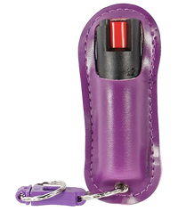 Load image into Gallery viewer, Leather Keychain Pepper Spray
