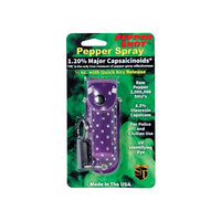 Load image into Gallery viewer, Fashionable Leather Keychain Pepper Spray
